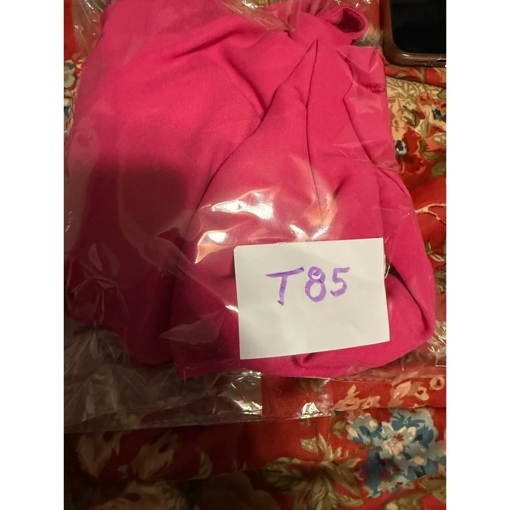 Banana Republic Pink Shift‎ Dress Ruffle Sleeve Button Back Size 14